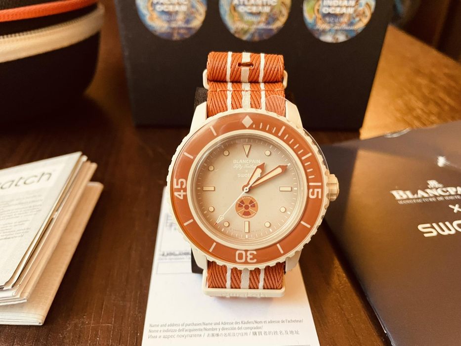 Najtaniej w sieci!  Blancpain x Swatch Scuba Fifty Fathoms Arctic Ocea