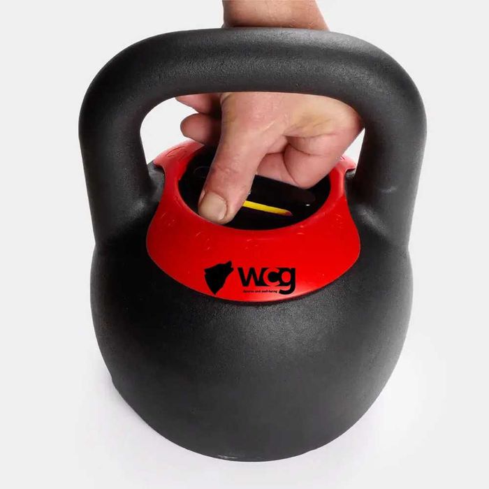 Гиря 16 кг 18 20 22 24 кг чавунна гири гирі 5 в 1 регульована набірна