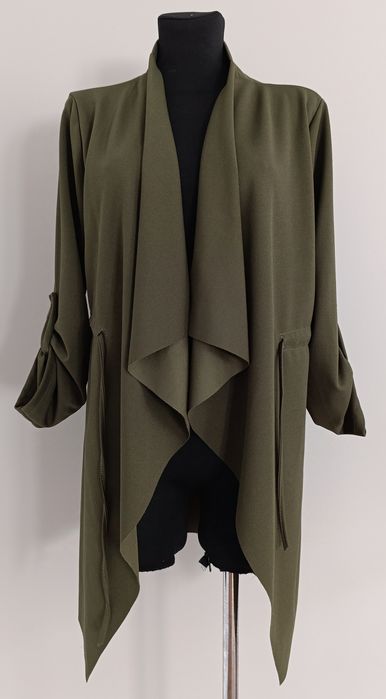 Narzutka khaki wiązanie