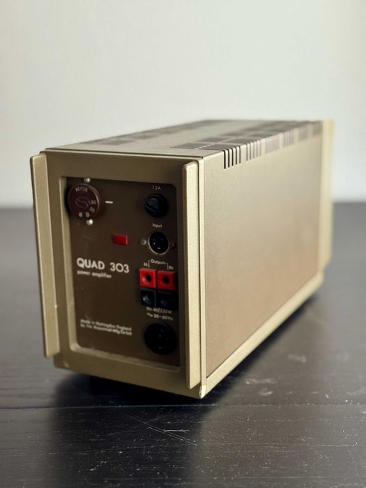 QUAD 33 + QUAD 303 | Conjunto Hi-Fi Vintage Inglês