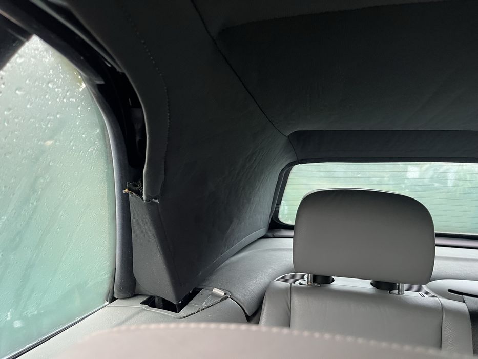 Dach miekki elektryczny bmw e46 cabrio niebieski