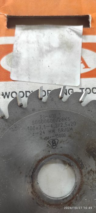 Piła tarcz 250 cmt podcinak faba 100 do mdf-u i laminatu