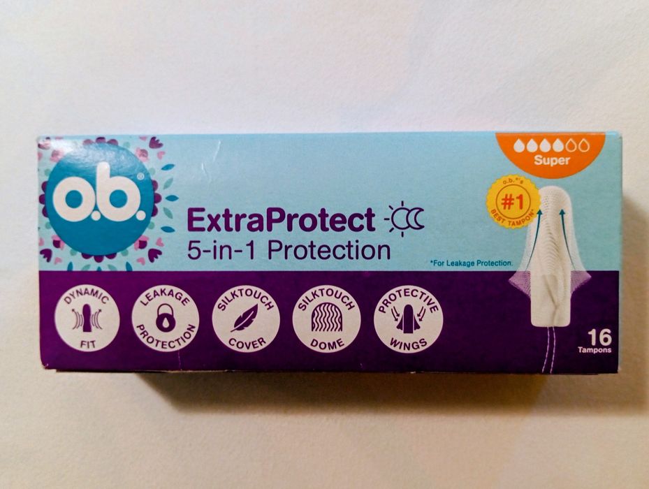 O.B. Extra Protect Super 5 w 1 tampony 48 szt 3 opk.