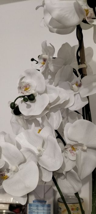 Sztuczny storczyk pięciopedowy w ozdobnej doniczce.hom&you