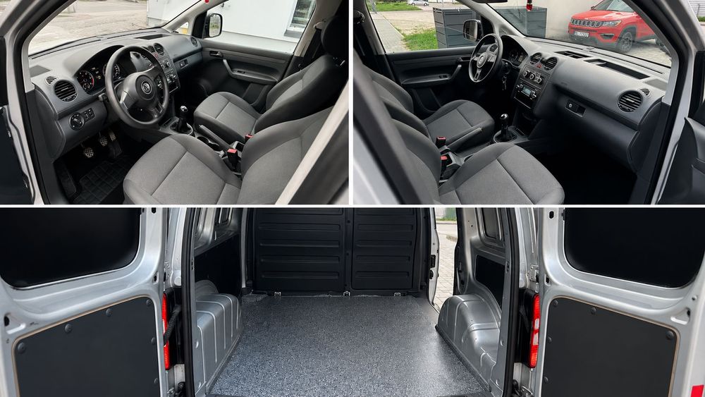 VW Caddy 1.6 TDI, 2013/14r, klimatyzacja, elektryka, bardzo ładny i zadbany