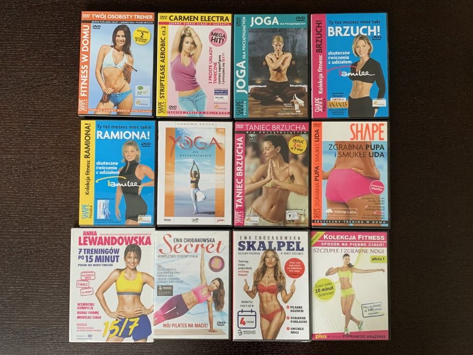 Chodakowska, Lewandowska - ćwiczenia zestaw 12 DVD