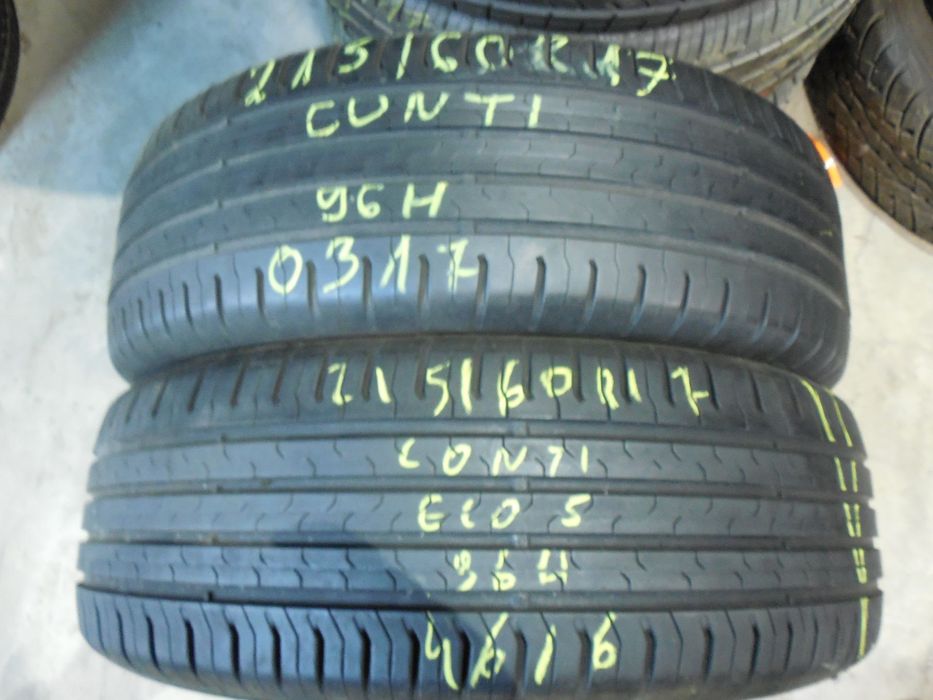 OPONY 215/60R17 CONTINENTAL CONTI ECO CONTACT 5 DOT 0317 / 4616 7.2MM