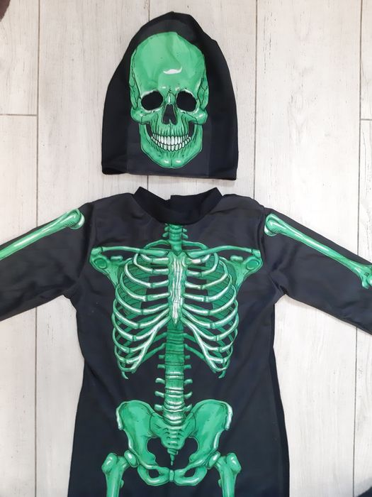 Bal karnawałowy Strój Przebranie Kostium Kościotrup _Halloween  M
