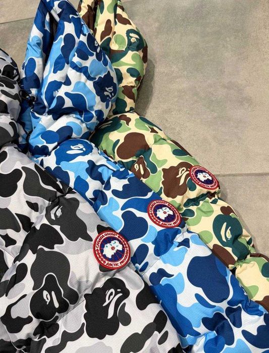 Пуховик Bape / Canada Goose
