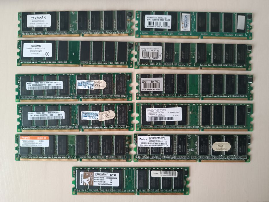 Оперативна пам'ять DDR , DDR-2 , DDR-3 , PC-133