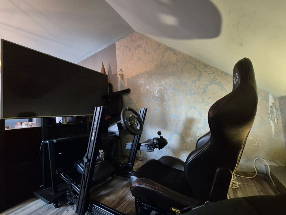 Kokpit Next Level Racing GTElite (Alu Profil) + Półka – JAK NOWY