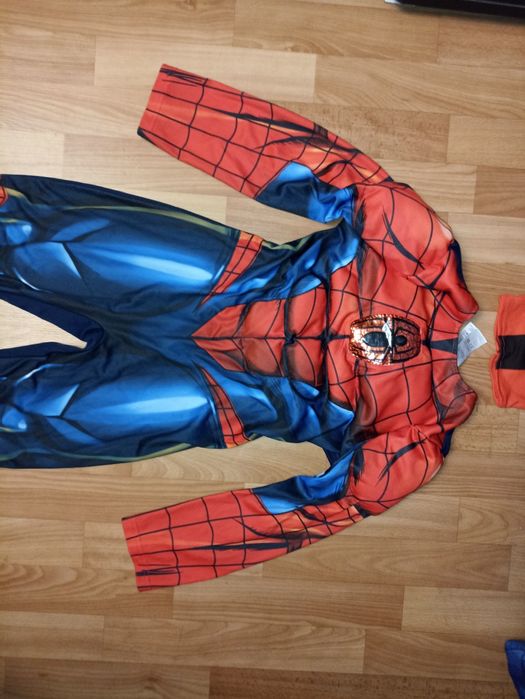 Карнавальный костюм Человек Паук, Spider Man с мускулами от 6-9 лет