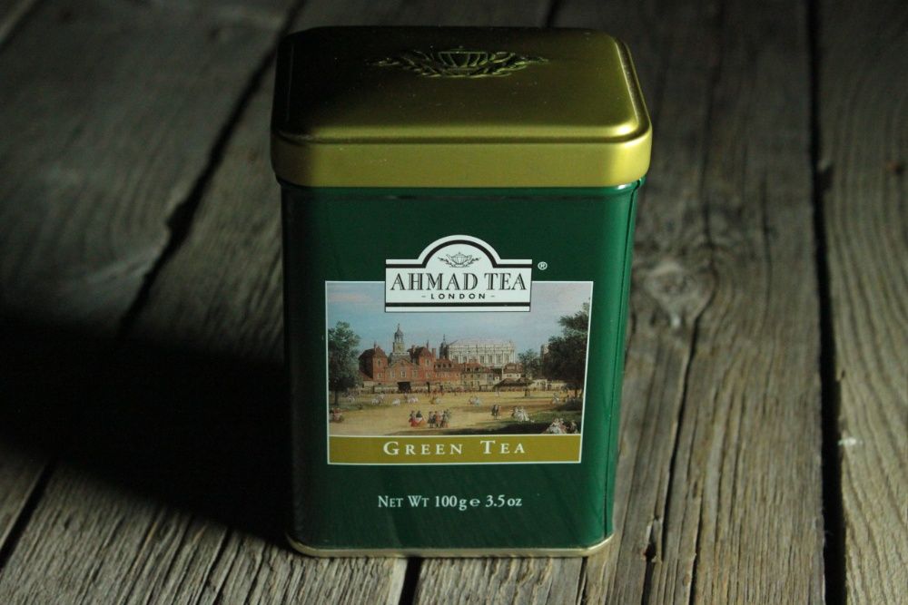 Металлическая Банка из под Чая (120х83х63 мм)