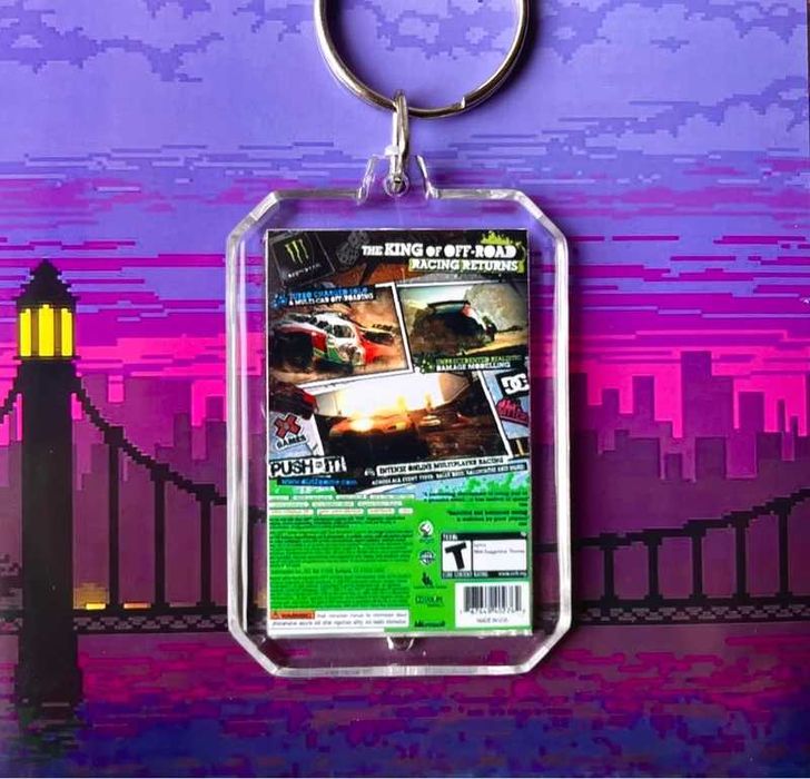 Brelok DiRT 2 - mini okładka gry Xbox 360