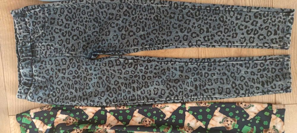 Jak nowe 134 legginsy dla dziewczynki