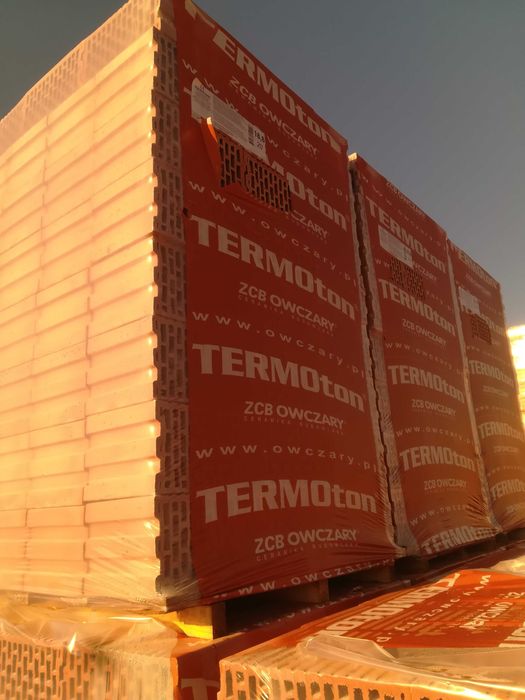 Cena Brutto z Transportem Cegła, Pustak Ceramiczny PW 25 typ Porotherm