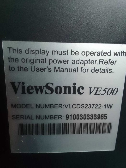 Монітор View sonic VE500