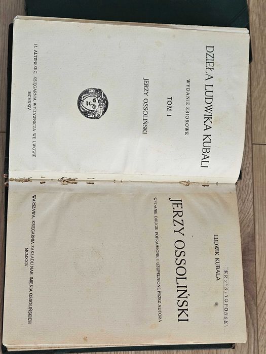 Dzieła Ludwika Kubali tom I i II