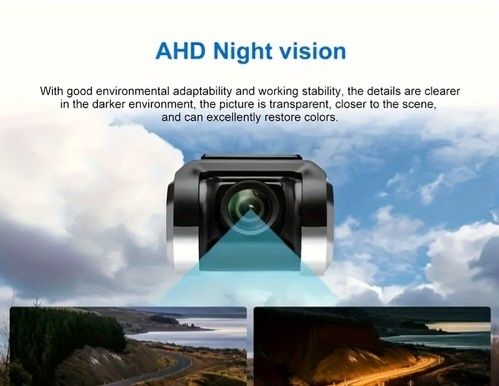 720Р НD авто DVRрегистратор зADAS
G-сенсором, живлення через USВ, запи