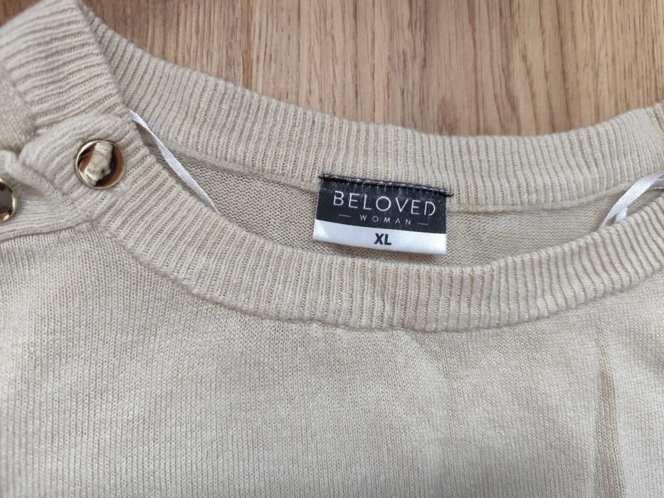 Sweter bezowy Xl