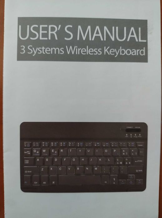 Klawiatura bezprzewodowa Bluetooth IOS, Android, PC