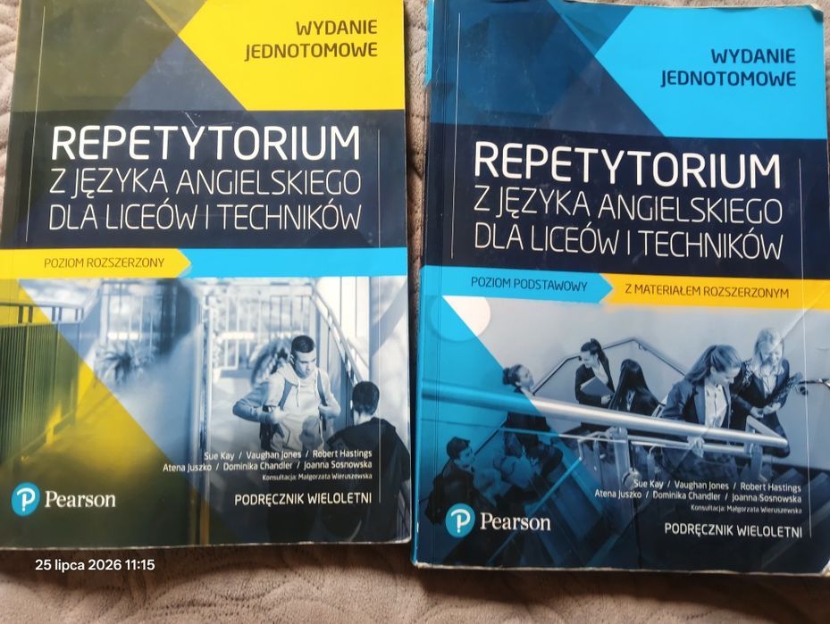 Repetytorium z języka angielskiego dwa poziomy