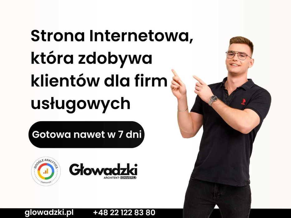Strona Internetowa dla Firmy Usługowej / Projektowanie Stron WWW 7-14d