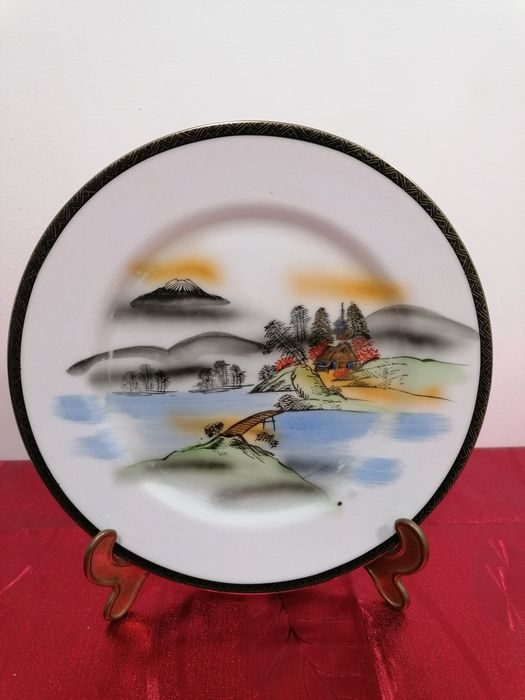 Conjunto de chá com 19 peças em loiça antiga chinesa