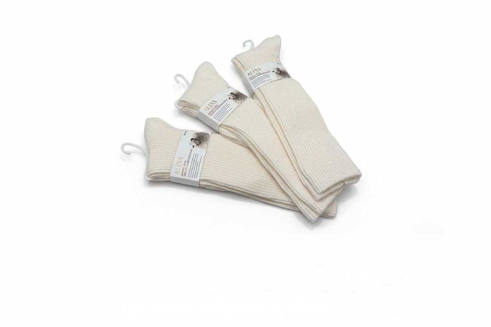 Cieple Podkolanówki Alina Wełna Meriono