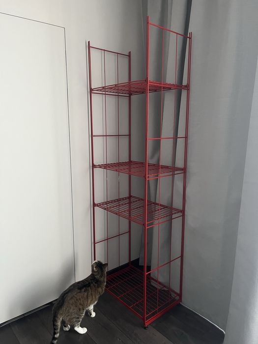 Vintage metalowy regał