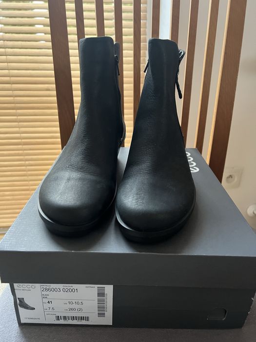 ECCO Skyler – nowe botki, czarne, EU 41