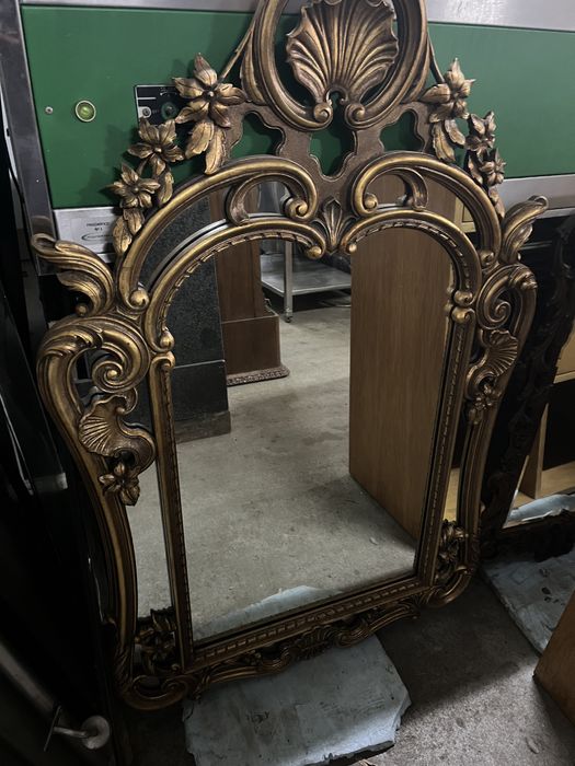 Espelho antigo talha dourada Luis XV impecável