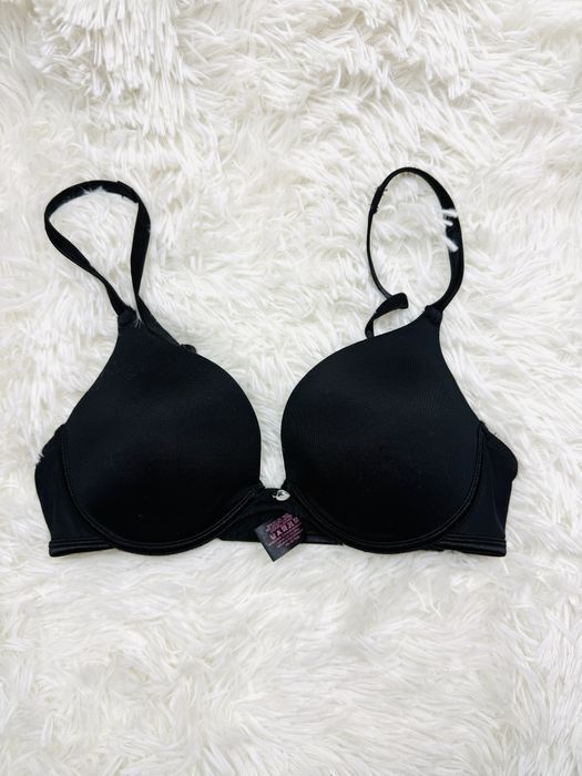 Biustonosz push-up 75B czarny