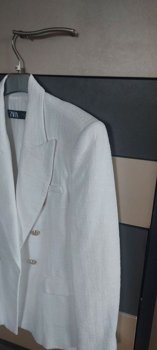 Marynarka Zara L biała