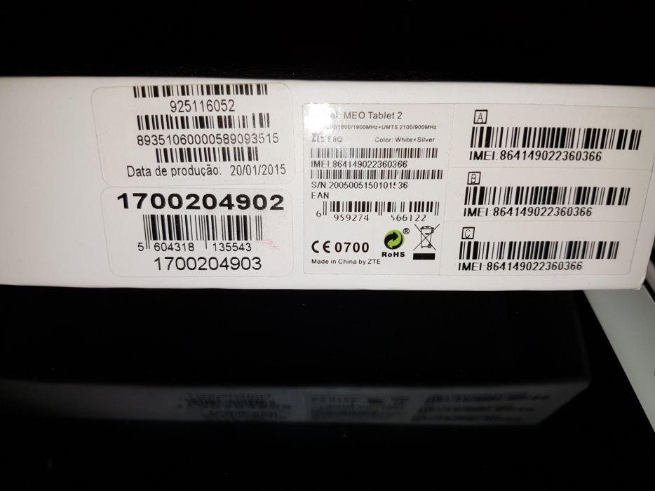 Tablet da Meo avariado