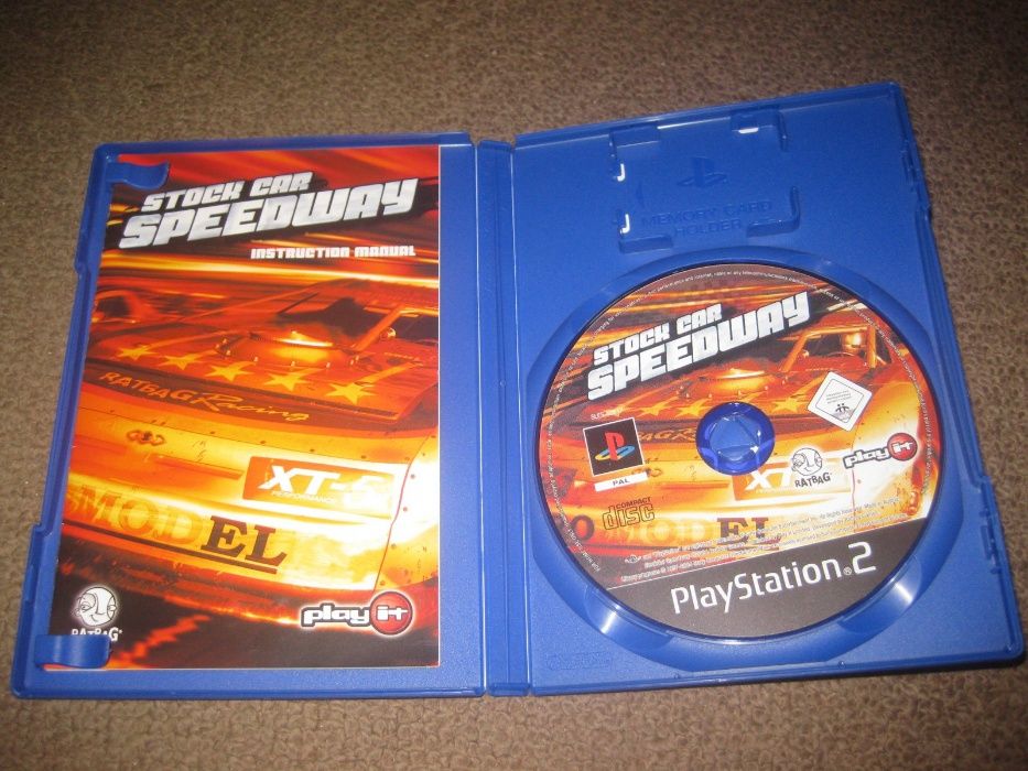 Jogo "Stock Car Speedway" PS2/Completo!