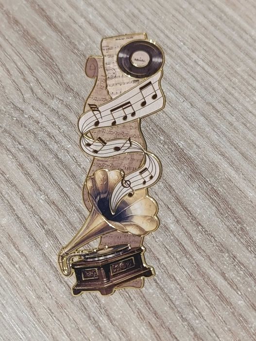 Metalowa vintage  zakładka do książki