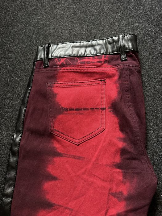 Spodnie Rock Rebel czerwone