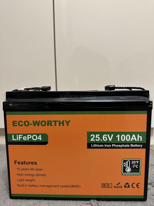 Опт Аккумулятор 12V 100Ah, 24V 100Ah LiFePO4 литий железо фосфатный