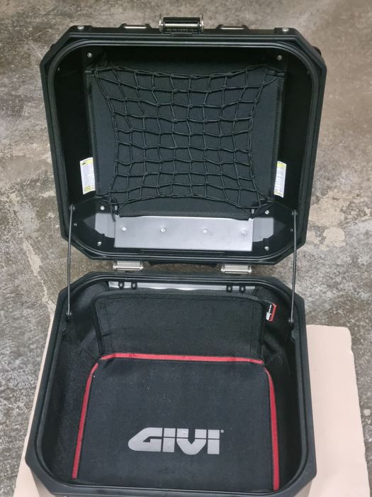 Mala GIVI aluminio 42 givi trekker com acessórios