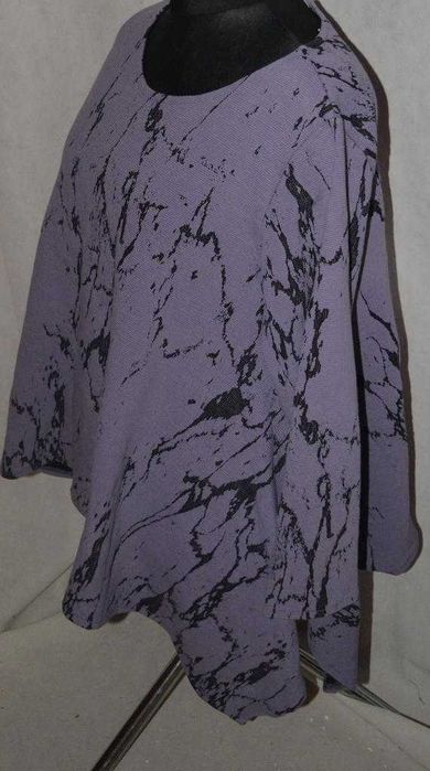 Trapezowa luzna tunika oversize Posser cosido