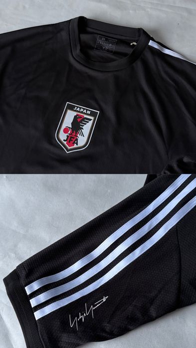 Adidas Y-3 JFA Japan Pre Match Jersey T Shirt джерси футболка