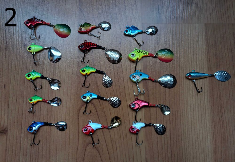 Набор Вертушек Тейл спиннер Цикад Mepps Flagman LJ GC FTK