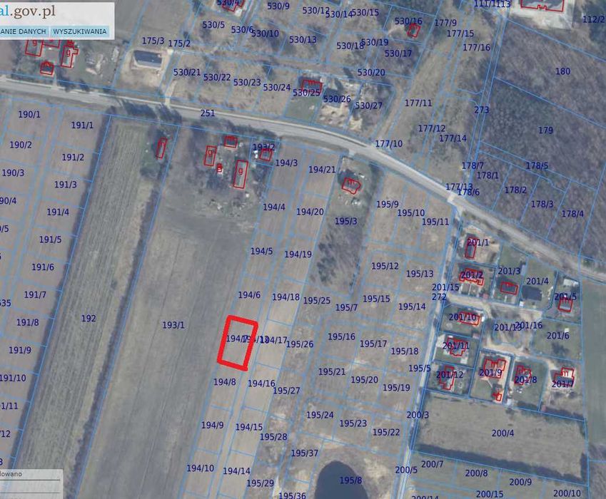 Działka budowlana Głobino ul.Pogodna 1000 m2 Prywatnie