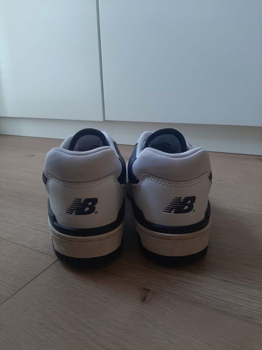 new balance 550 navy blue/white