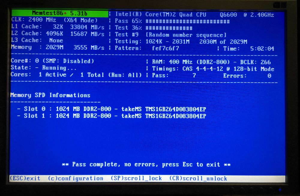 Пам'ять takeMS 2*1GB DDR2 PC2-6400 800MHz 4-4-4-12 +результати тестів