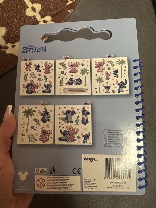 Nowy zestaw naklejki z obrazkami Lillo&stitch