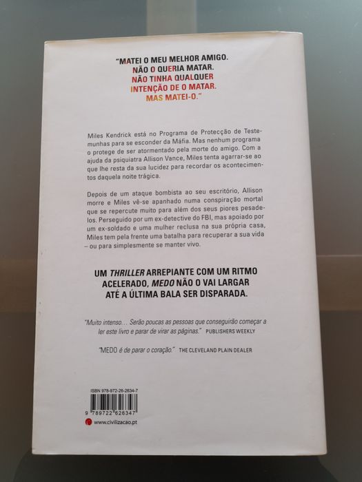 Livro - "Medo" de Jeff Abbott