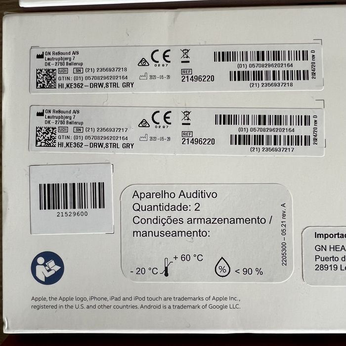 Aparelho auditivo ReSound GN - NOVO