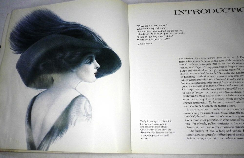 Книга «Hats in Vogue Since 1910»_англ